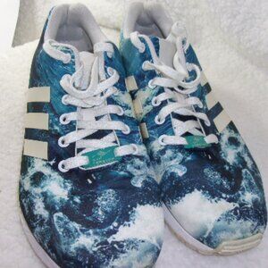 S-142 MENS ADIDAS ZX FLUX OCEAN SNEAKERS